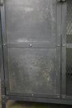 Buffet/Hutch/Credenza - Vintage/Modern Industrial Reclaimed Wood Top & Steel Urban Loft Design 3 small