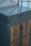 Reclaimed Wood Bar, Liquor Cabinet. Great For Industrial Salon Workstation. Modern, Urban, Steel 2 small