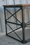 Modern Industrial Desk. (Vintage Table). French Industrial/Mid Century Design. Reclaimed Wood. 5 small