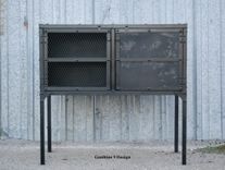 Industrial Buffet, Hutch, Sideboard - Reclaimed Wood Avail. Tv Stand 3 small