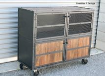 Vintage Industrial Bar Cart. Mid Century. Urban. Modern. Rustic. Liquor Cabinet. Buffet. Sideboard. 1 small