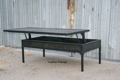 Adjustable Height Coffee Table. Lift Top. Modern/Industrial. Steel/Reclaimed Wood. Urban. Vintage. 3 small