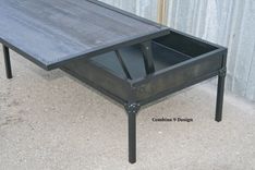 Adjustable Height Coffee Table. Lift Top. Modern/Industrial. Steel/Reclaimed Wood. Urban. Vintage. 5 small
