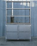 Modern Industrial Hutch/Buffet With Shelves. Liquor Cabinet. Unique. Made To Order. 4 small