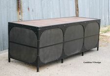 Modern Industrial L Shaped Desk. Reception Desk. Modern Style Office Furniture. Customization. 2 small