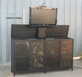 Motorized Tv Lift Cabinet - Urban Industrial Style 1 small