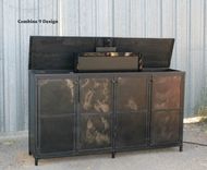 Motorized Tv Lift Cabinet - Urban Industrial Style 3 small