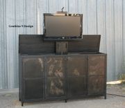 Motorized Tv Lift Cabinet - Urban Industrial Style 4 small