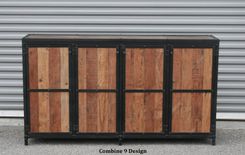 Motorized Tv Lift Cabinet - Urban Industrial Style 5 small