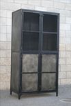 Industrial Cupboard/Cabinet. Distressed Locker. Reclaimed Wood Avail., Modern, Steel. 2 small