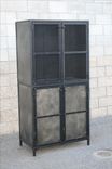 Industrial Cupboard/Cabinet. Distressed Locker. Reclaimed Wood Avail., Modern, Steel. 4 small