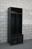 Mudroom Locker, Vintage/Modern Industrial Style, Reclaimed Wood Available. 2 small