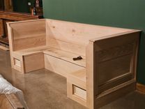Custom Oak Bench Seating 5 small