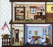 Home Sweet Home Art Quilt 2 small