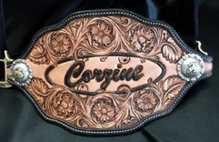 Custom Leather Bronc Halters 2 small