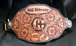 Custom Leather Bronc Halters 5 small