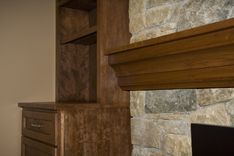 Cherry Fireplace Surround 6 small
