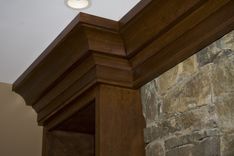 Cherry Fireplace Surround 7 small