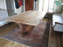Live Edge Maple And Walnut Dining Table 1 small