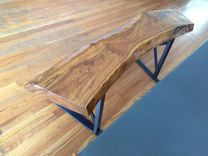 Wood Slab Bench 4 small