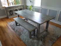 Farmhouse Table, Distressed Finish 1 small