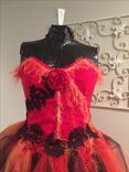 Witch, Devil, Red Fairy, Masquerade, Halloween Costume 7 small