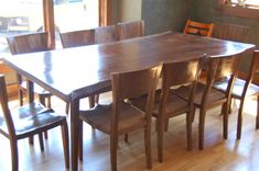 Black Walnut Dining Set 2 small