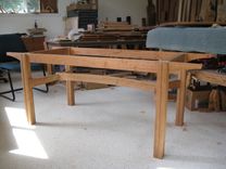Ebony Inlaid Cherry Dining Table 2 small