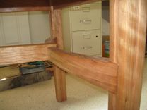 Ebony Inlaid Cherry Dining Table 3 small