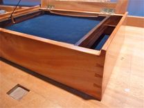Horned Mahogany Keepsake Box 2 small