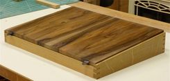 Walnut And Quartersawn Oak Lap Desk 1 small