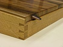 Walnut And Quartersawn Oak Lap Desk 2 small