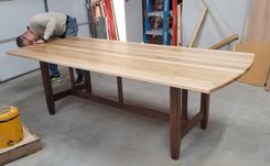 Modern Farmhouse Solid Wood Table 1 small