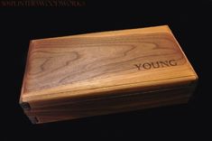 Walnut Spice Box 2 small