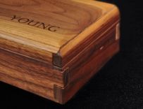 Walnut Spice Box 5 small