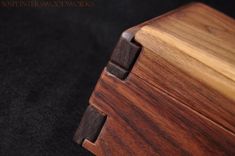 Walnut Spice Box 3 small