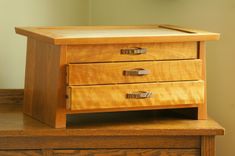 Cherry And Wenge Jewelry Box 2 small