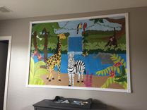 Safari Mural On Canvas 1 small