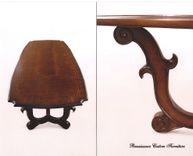 #435 Inlayed Dining Table 2 small