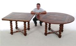 #412 Square To Round Dining Table 1 small
