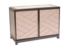 #2081 Leather Upholstered Chest 1 small