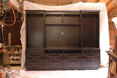 #2088 Fretwork Entertainment Center 2 small