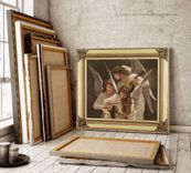 Musical Angels - Bougereau Recreation Trompe L'Oeil Mural 3 small