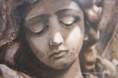 "Sorrow" - Angel Fine Art Giclee Print On Gallery Wrapped Canvas 6 small
