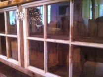 Reclaimed Wood Sideboard With Recycled Windows 3 small
