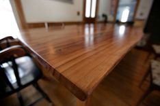 Live Edge Cherry Kitchen Table 4 small