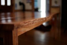 Live Edge Cherry Kitchen Table 7 small