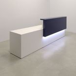 Custom Modern Long Reception Desk With Counter - Los Angeles Desk 1 small
