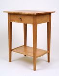 Shaker Side Table With Shelf And Drawer 1 small