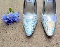 Custom Peacock Shoes 2 small
